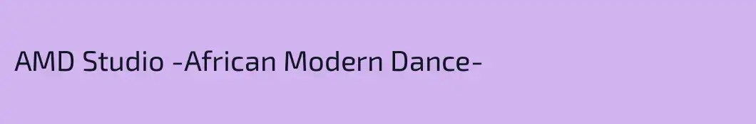 AMD Studio -African Modern Dance-